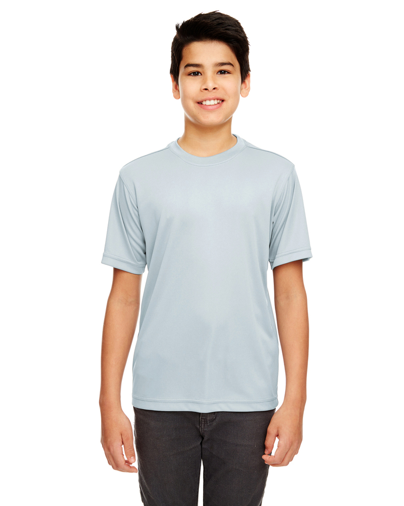 UltraClub 8620Y Youth Cool & Dry Basic Performance T-Shirt Front Fullsize"