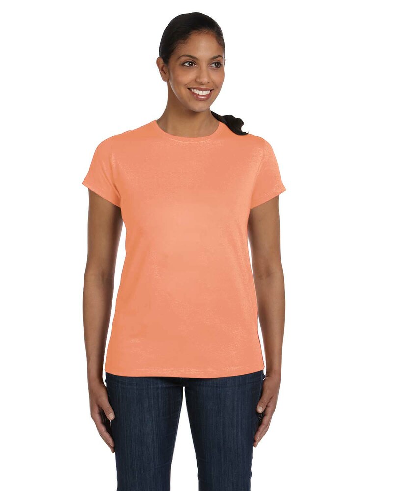 hanes 5680 ladies' essentials relaxed fit t-shirt Front Fullsize