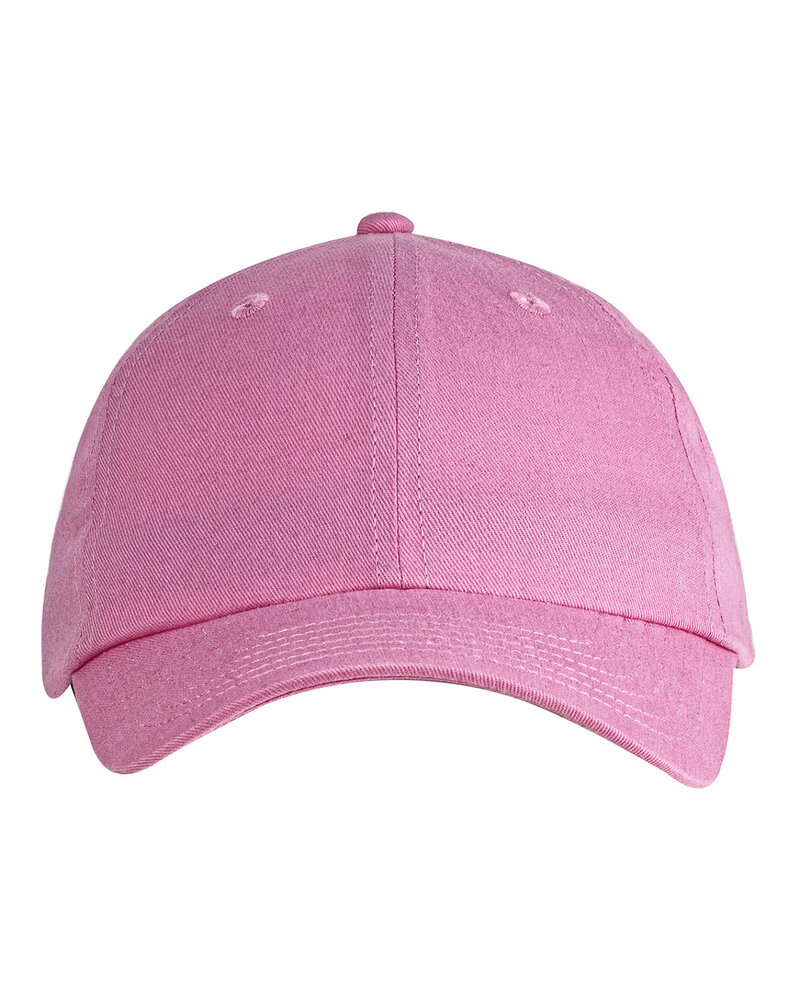 big accessories bx001y youth brushed twill unstructured cap Front Fullsize