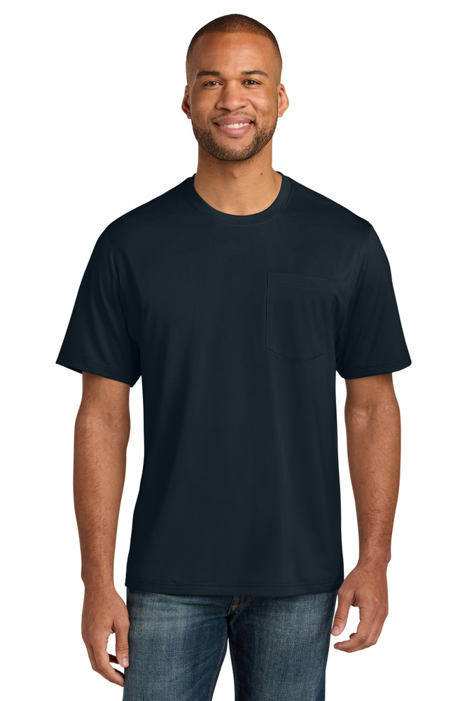 CornerStone CS440P Workwear Pro Short Sleeve Pocket Tee Front Fullsize"