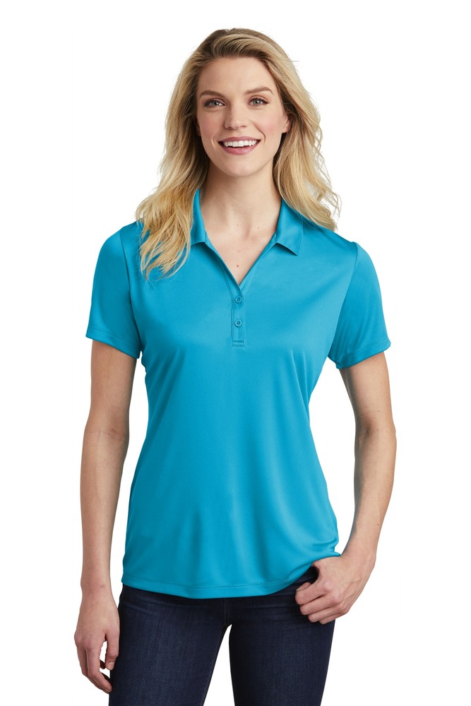 sport-tek lst550 ladies posicharge ® competitor ™ polo Front Fullsize
