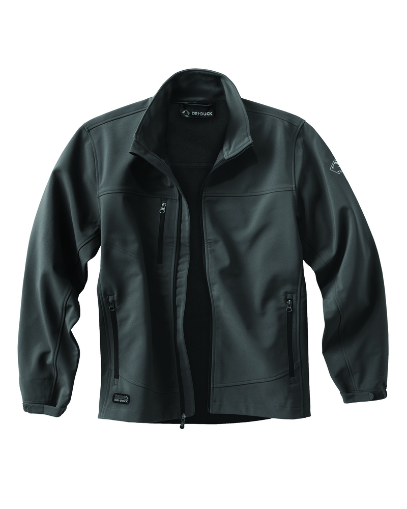 Dri Duck 5350 Men's Poly Spandex Motion Softshell Jacket Front Fullsize"