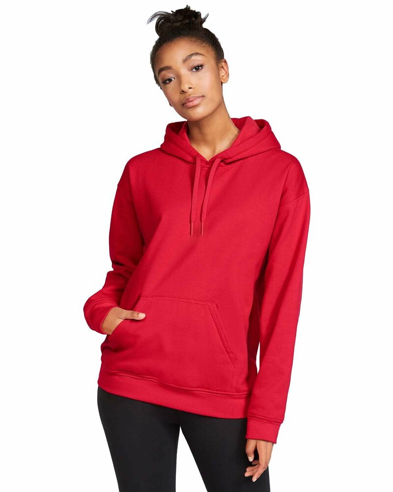 Gildan SF500 Adult Softstyle® Fleece Pullover Hooded Sweatshirt Front Fullsize"