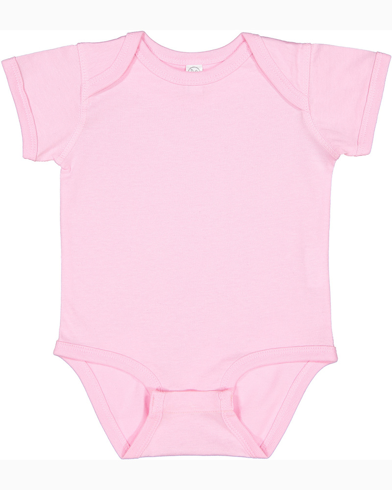 Rabbit Skins 4424 Infant Fine Jersey Bodysuit Front Fullsize"