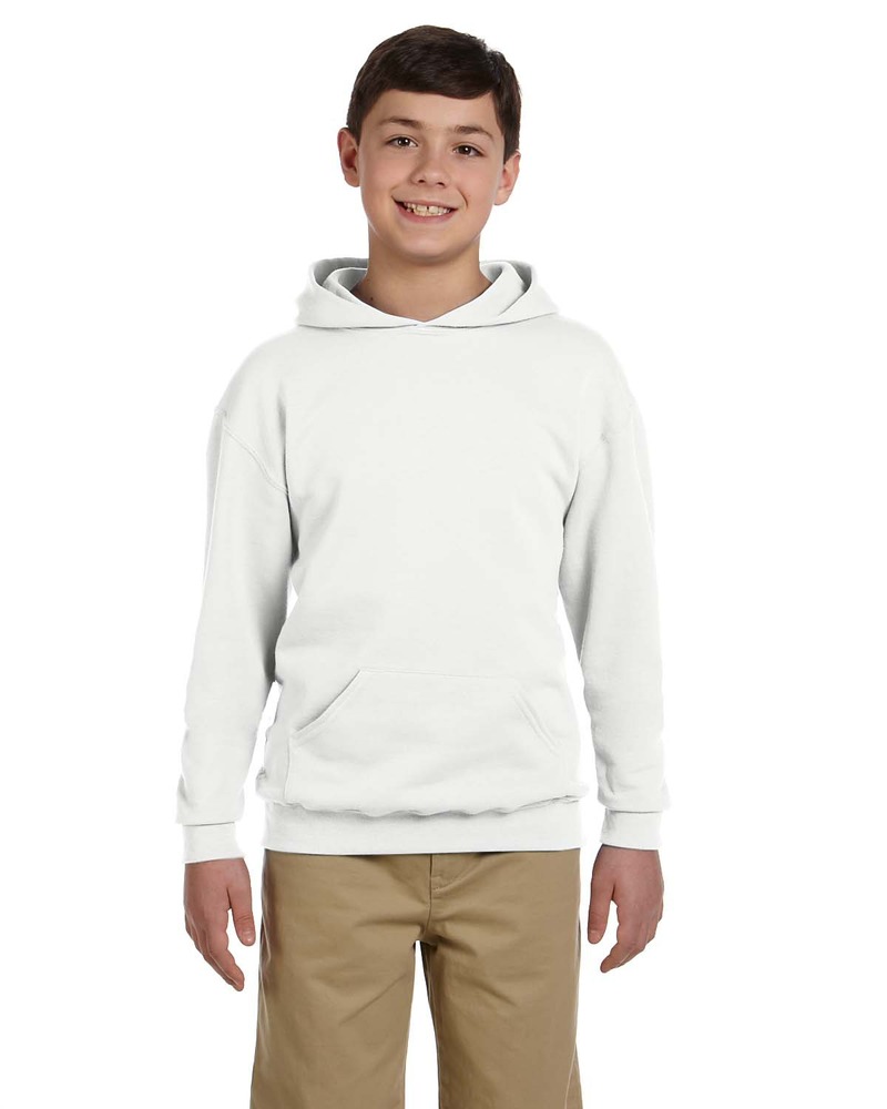 Jerzees 996Y Youth 8 oz. NuBlend® Fleece Pullover Hooded Sweatshirt Front Fullsize"