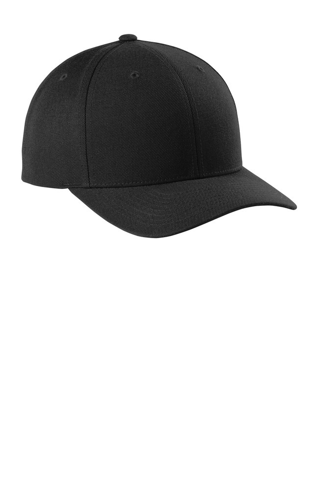 sport-tek stc43 curve bill snapback cap Front Fullsize