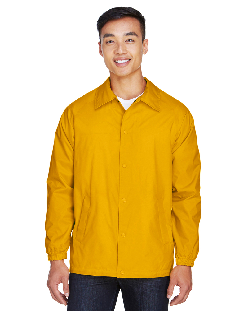 harriton m775 adult nylon staff jacket Front Fullsize