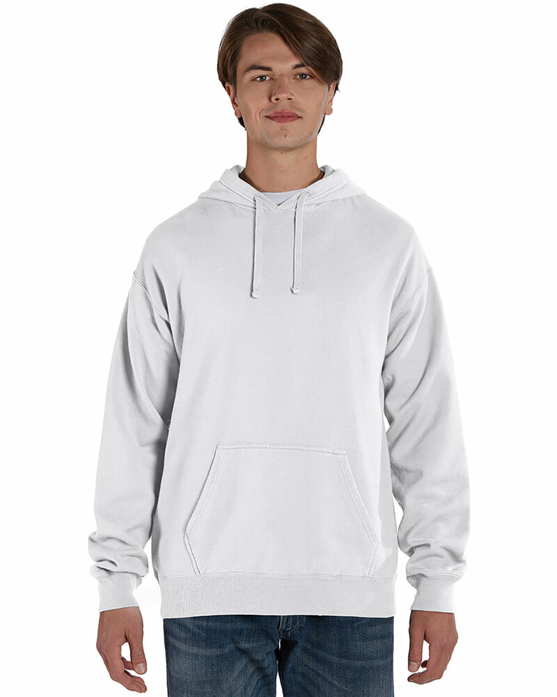 comfortwash by hanes gdh450 unisex pullover hooded sweatshirt Front Fullsize