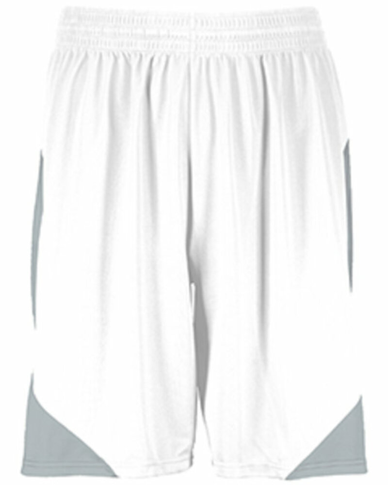 augusta sportswear 1734 youth step-back basketball shorts Front Fullsize