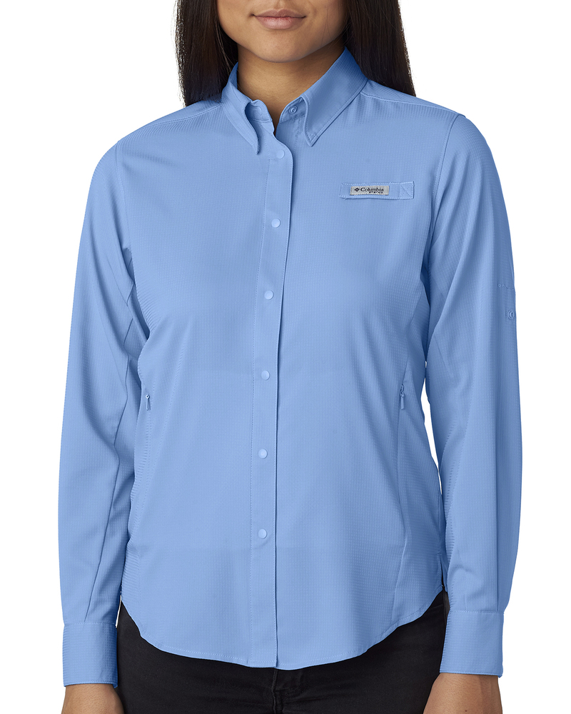 Columbia 7278 Ladies' Tamiami™ II Long-Sleeve Shirt Front Fullsize"