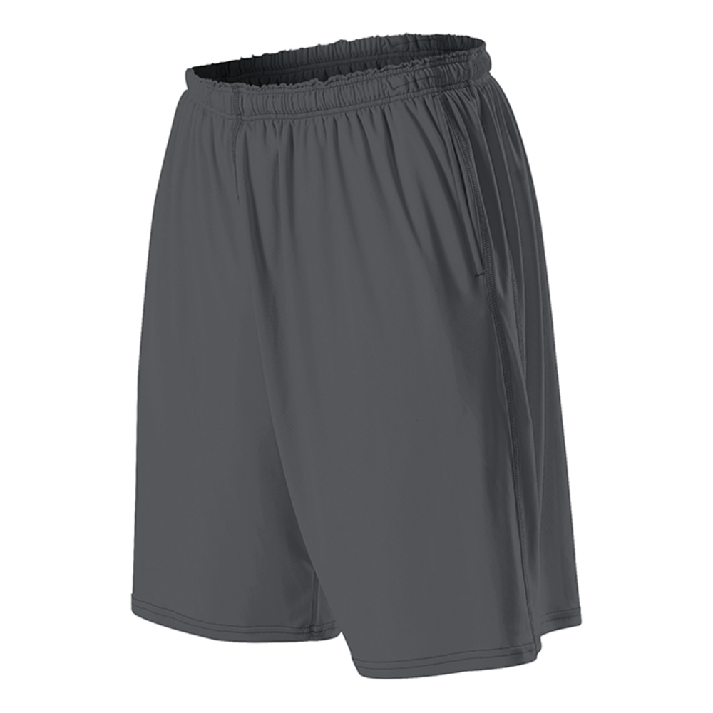 Alleson Athletic 598KPPY Youth Training Short With Pocket Front Fullsize"