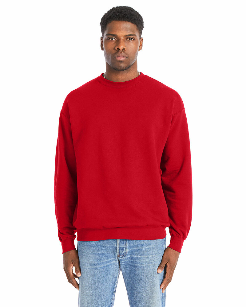 Hanes RS160 Perfect Sweats Crew Sweatshirt Front Fullsize"