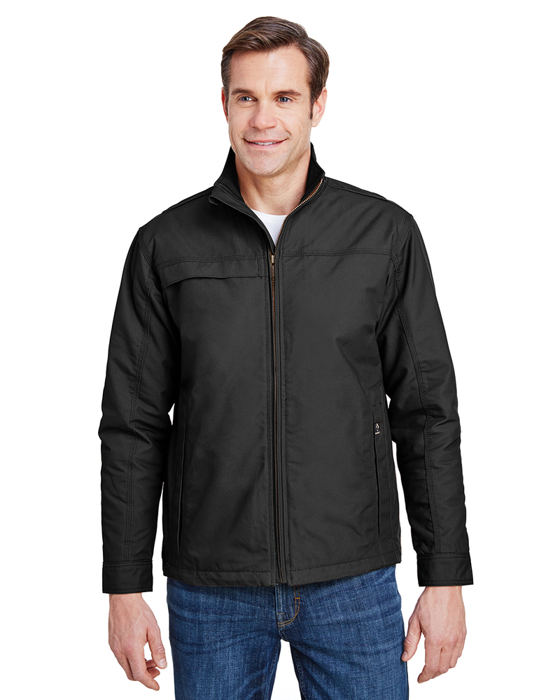 dri duck 5066 men's 8.5oz, 60% cotton/40% polyester storm shield tm canvas sequoia jacket Front Fullsize