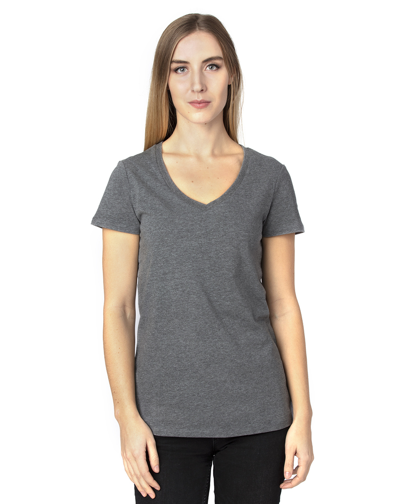 Threadfast Apparel 200RV Ladies' Ultimate V-Neck T-Shirt Front Fullsize"