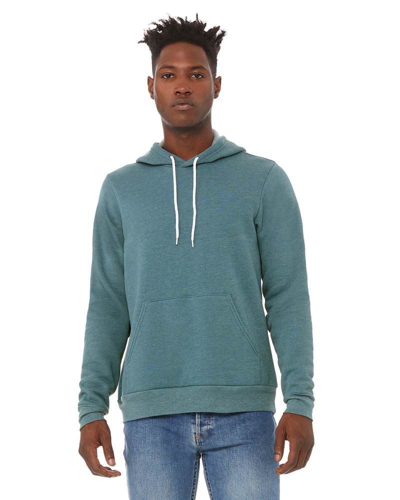 bella + canvas 3719 unisex sponge fleece pullover hoodie Front Fullsize