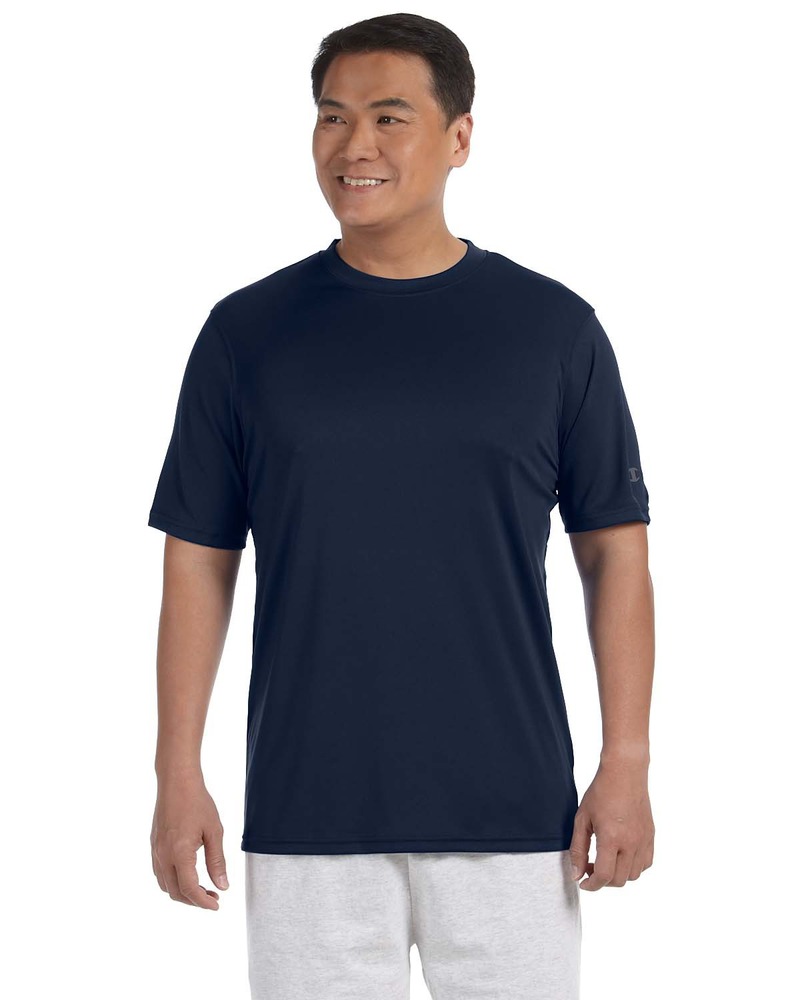 Champion CW22 Adult 4.1 oz. Double Dry® Interlock T-Shirt Front Fullsize"