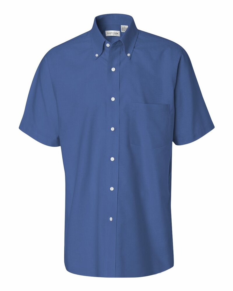 van heusen v0042 short sleeve oxford shirt Front Fullsize