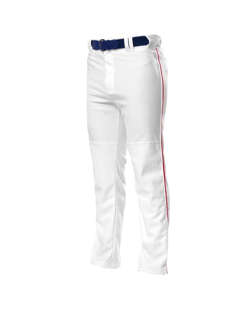 a4 n6162 pro style open bottom baggy cut baseball pants Front Fullsize