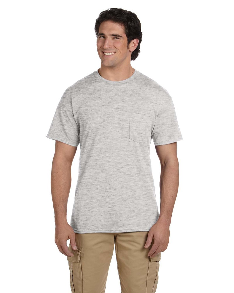gildan g830 dryblend ® 50 cotton/50 poly pocket t-shirt Front Fullsize