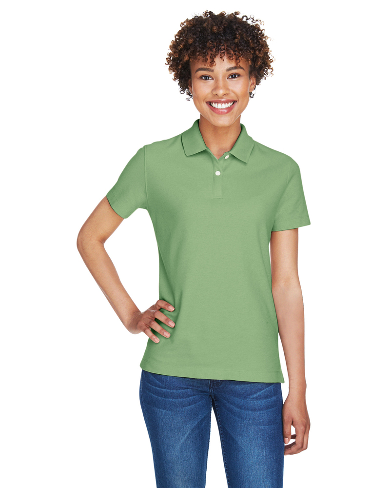 devon & jones dg150w ladies' drytec20™ performance polo Front Fullsize