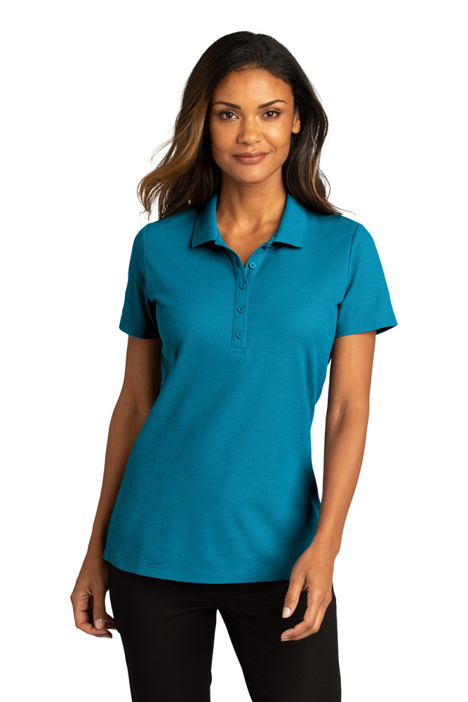 port authority lk810 ladies superpro ™ react ™ polo Front Fullsize