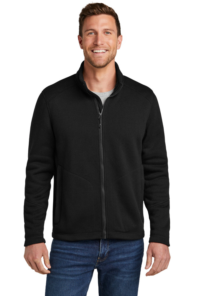 port authority f428 arc sweater fleece jacket Front Fullsize