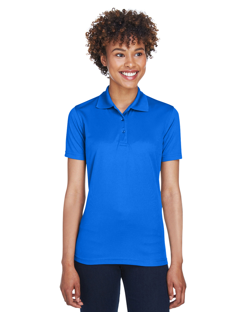 ultraclub 8210l ladies' cool & dry mesh piqué polo Front Fullsize