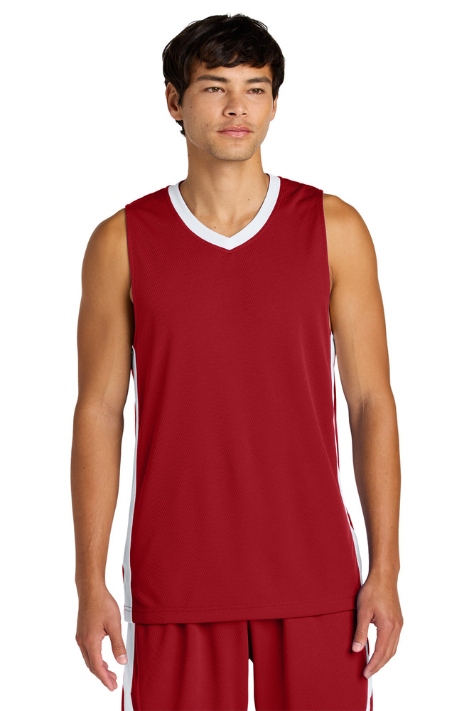 Sport-Tek ST900 Rival Basketball Rev Jersey Front Fullsize"