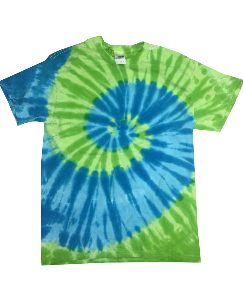 tie-dye cd1180b youth 5.4 oz., 100% cotton islands tie-dyed t-shirt Front Fullsize