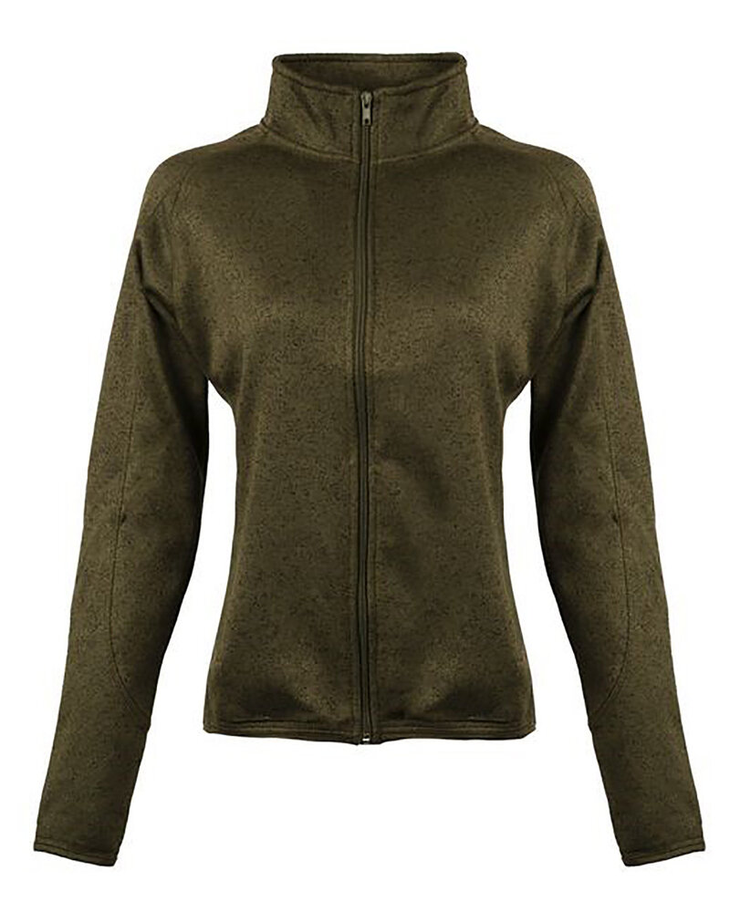 Burnside 5901 Ladies' Sweater Knit Jacket Front Fullsize"