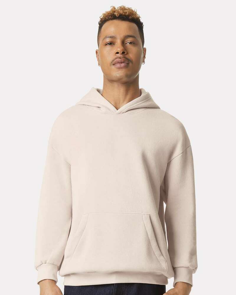 American Apparel RF498 Unisex ReFlex Fleece Pullover Hooded Sweatshirt Front Fullsize"