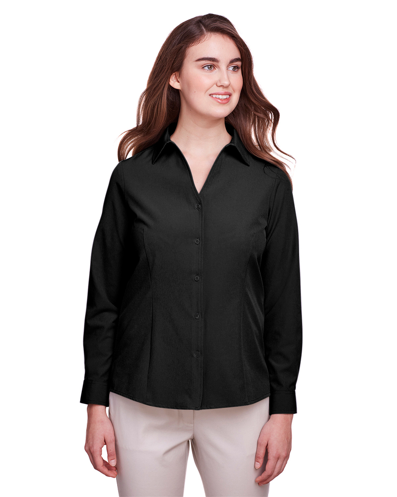 UltraClub UC500W Women's Bradley Performance Woven Shirt Front Fullsize"