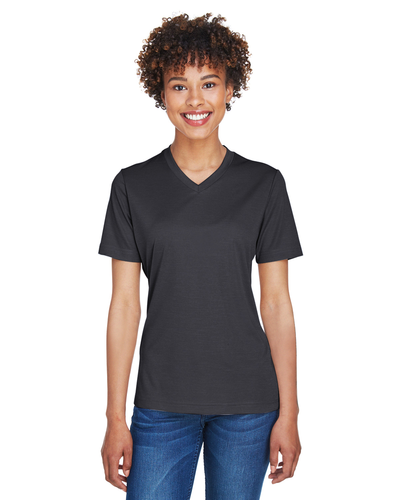 Team 365 TT11HW Ladies' Sonic Heather Performance T-Shirt Front Fullsize"