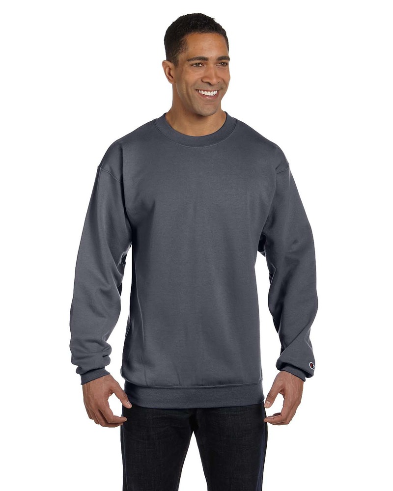 Champion S600 Adult Powerblend® Crewneck Sweatshirt Front Fullsize"
