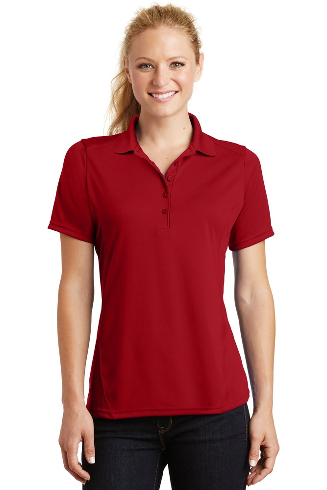 Sport-Tek L475 Ladies Dry Zone ® Raglan Accent Polo Front Fullsize"
