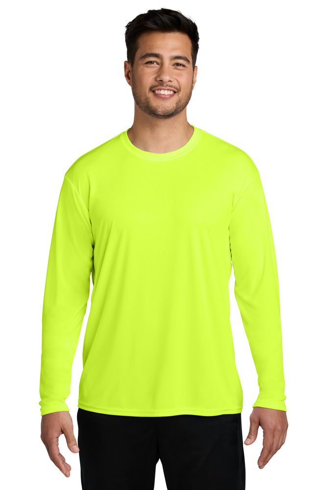 port & company pc380ls long sleeve performance tee Front Fullsize