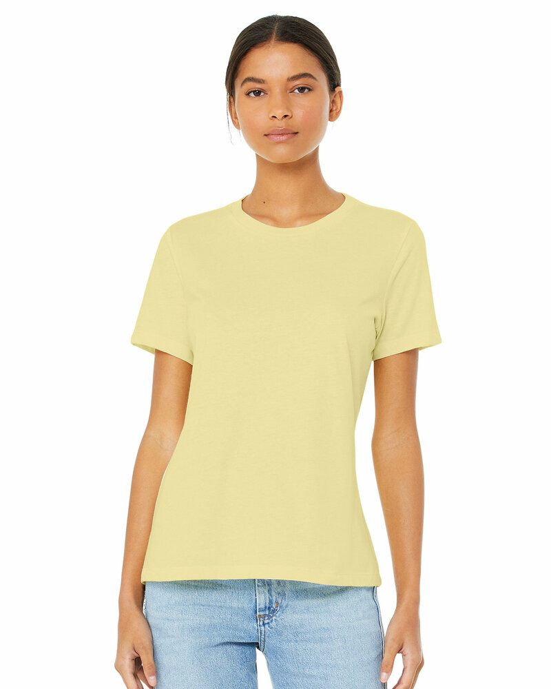 bella + canvas 6400cvc ladies' relaxed heather cvc short-sleeve t-shirt Front Fullsize