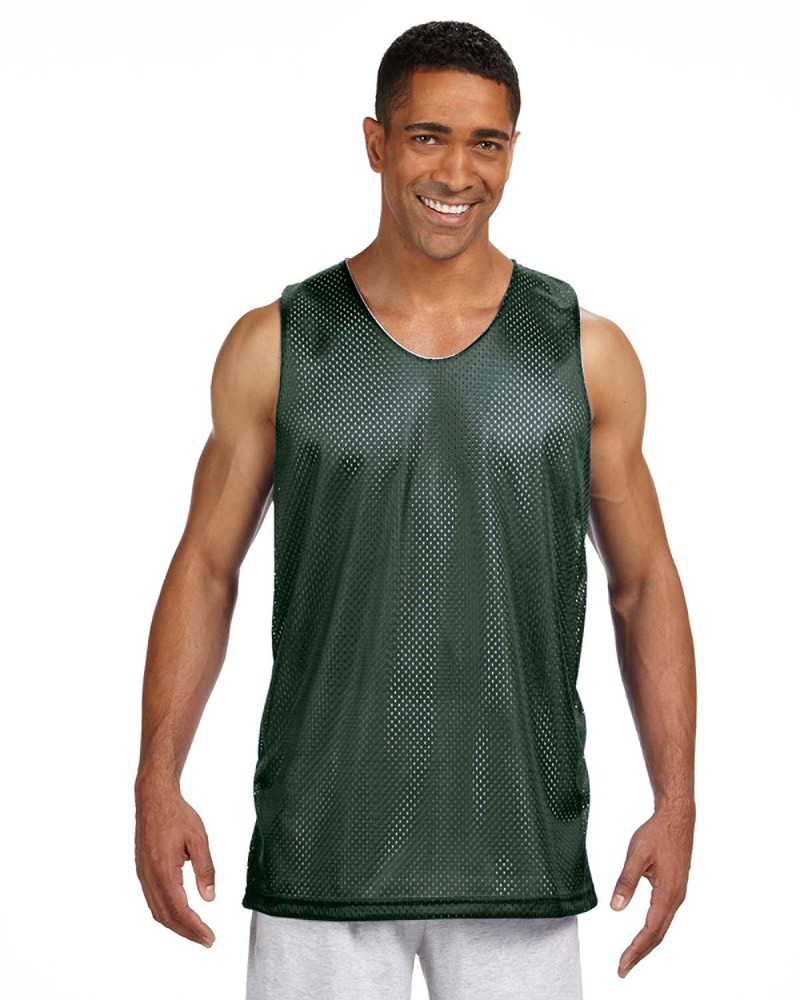 A4 NF1270 Men's Reversible Mesh Tank Front Fullsize"