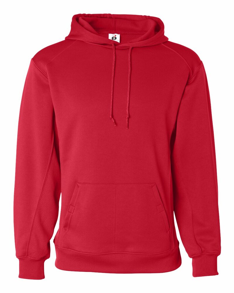 Badger Sport 1454 Perf. Fleece Hood Front Fullsize"