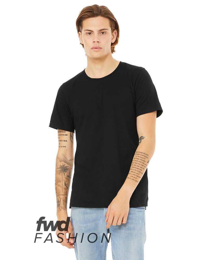 bella + canvas 3011c fast fashion men's split hem t-shirt Front Fullsize