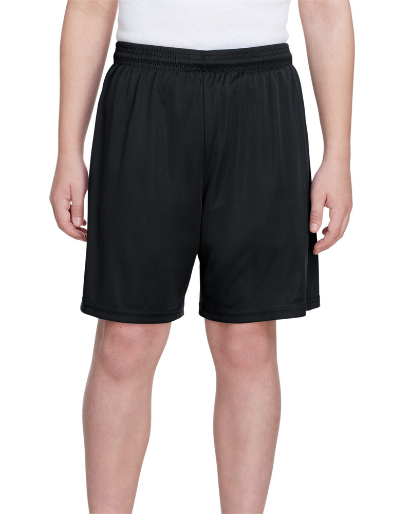 a4 nb5244 youth cooling performance polyester short Front Fullsize