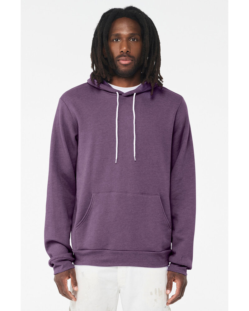 Bella + Canvas 3719 Unisex Sponge Fleece Pullover Hoodie Front Fullsize"