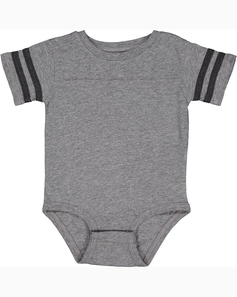 Rabbit Skins 4437 Infant Football Bodysuit Front Fullsize"