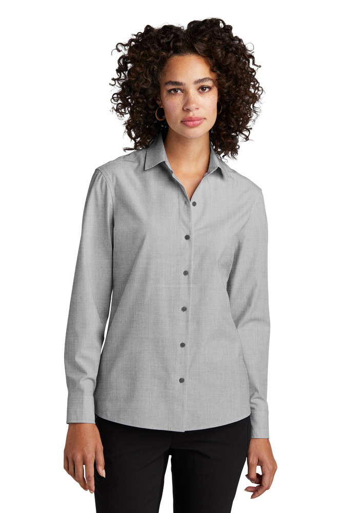 mercer+mettle mm2001 women's long sleeve stretch woven shirt Front Fullsize
