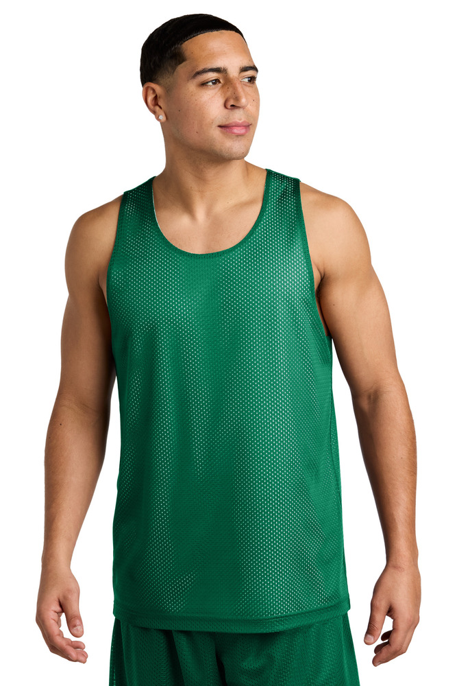 sport-tek st5000 posicharge ® reversible mesh tank Front Fullsize