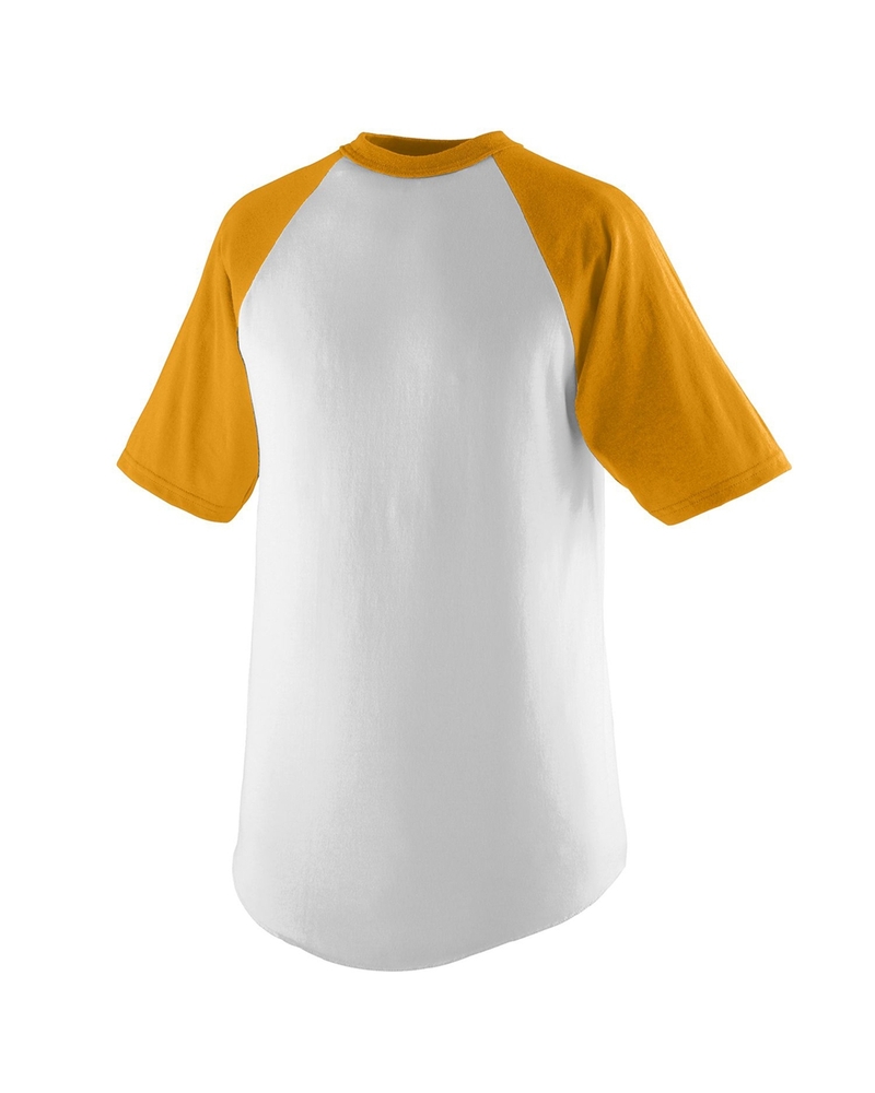 augusta sportswear 424 youth short-sleeve baseball jersey Front Fullsize