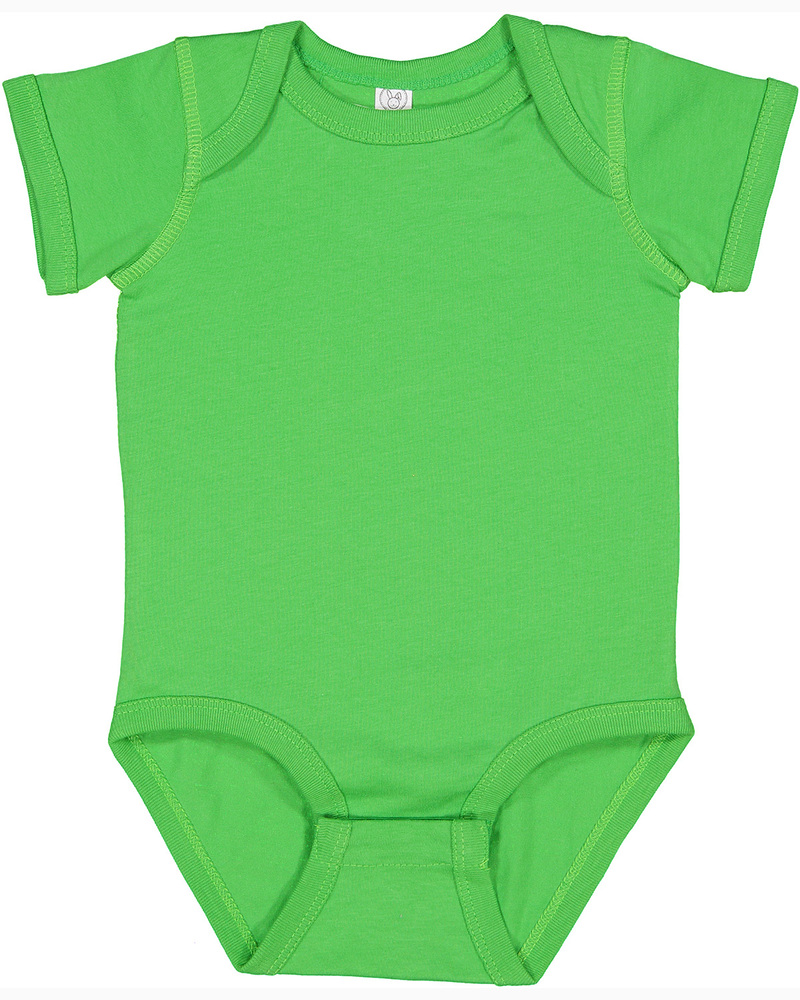 Rabbit Skins 4424 Infant Fine Jersey Bodysuit Front Fullsize"