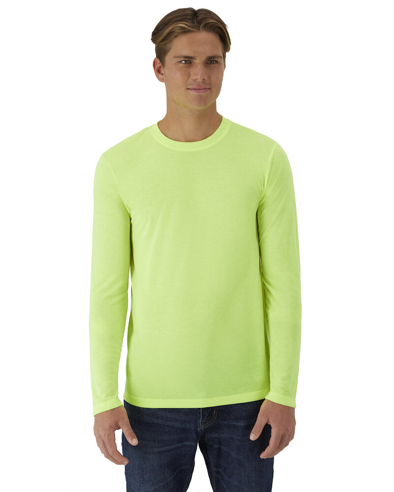 hanes 484l unisex cool-dri cotton touch long-sleeve t-shirt Front Fullsize