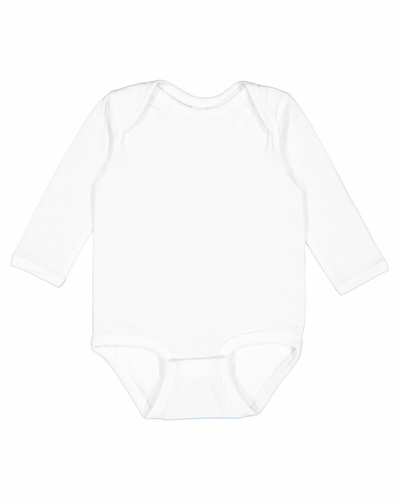 rabbit skins 4421rs infant long sleeve jersey bodysuit Front Fullsize