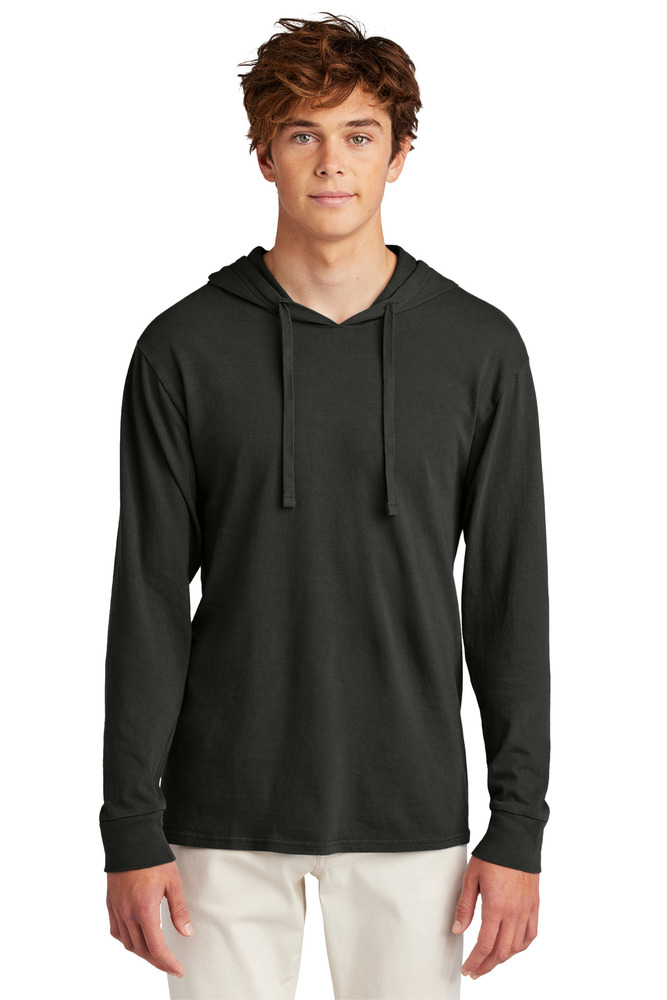 port & company pc099h beach wash ® garment-dyed pullover hooded tee Front Fullsize